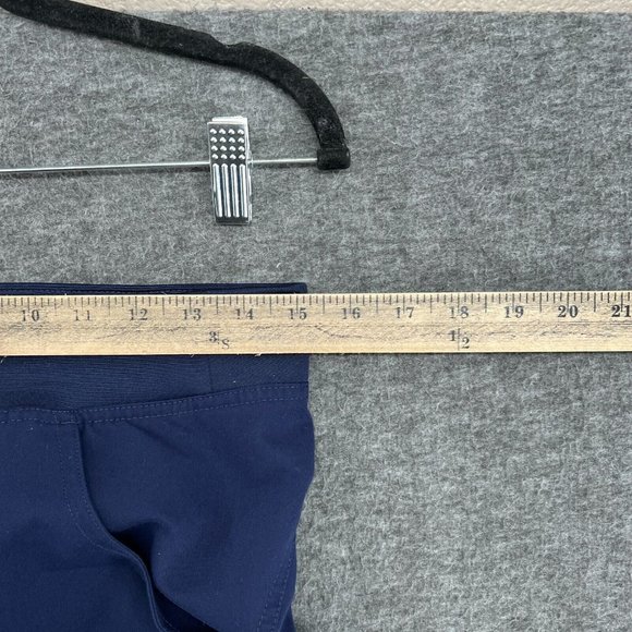 Figs Scrub Pants Womens Small Petite Blue High Waisted 2.0 Yoga Waistband - Picture 5 of 13